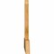 Ekena Millwork Portland Rough Sawn Timber Gable Bracket, Western Red Cedar, 72"W x 27"H x 2"D x 6"F, 9/12 Pitch GBW072X27X0206POR00RWR - alternate 2